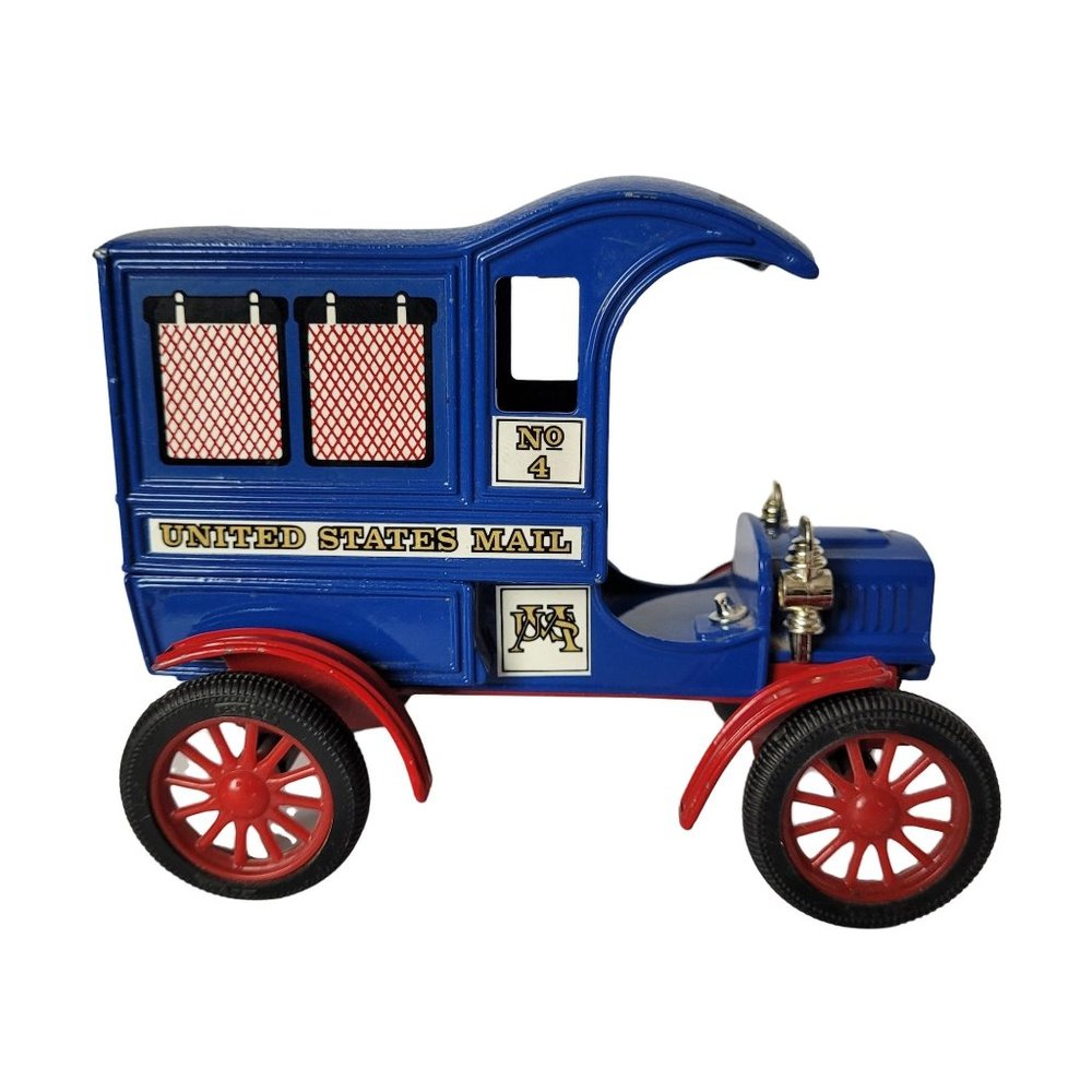 Ertl Co.Die Cast Replica 1905 Ford First Delivery Van, US Mail Bank Missing Plug